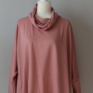 French Terry poncho - One Size
